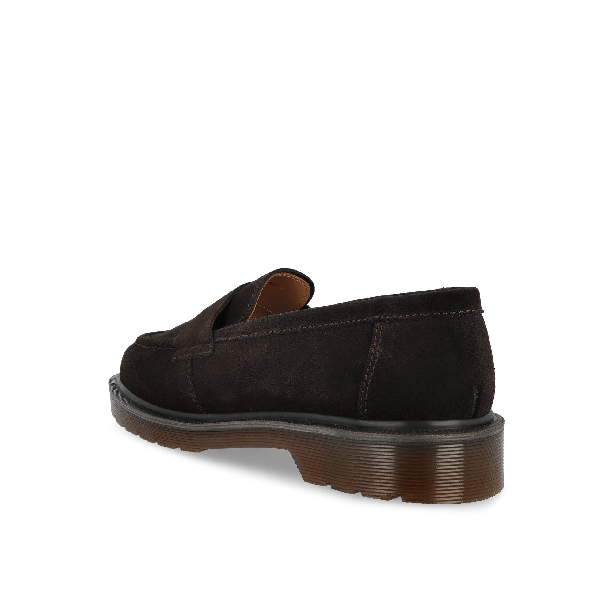 Dr. Martens Delapre Penny Loafer Brindle Brown / Repello Calf Suede MB Loafers & Lace ups 43301201 Material | Overkill
