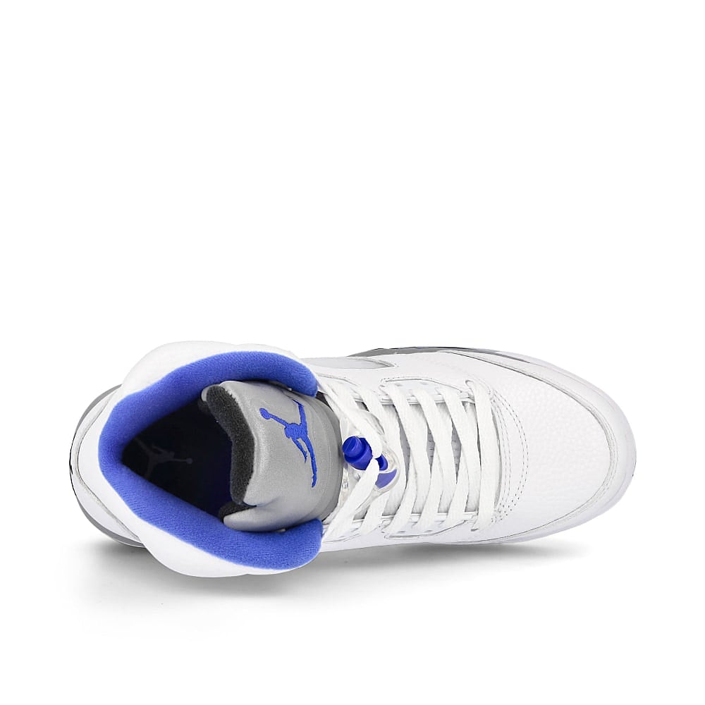 Jordan Air Jordan 5 Retro GS White / Hyper Royal - Stealth Black  Detail view 1 | Overkill