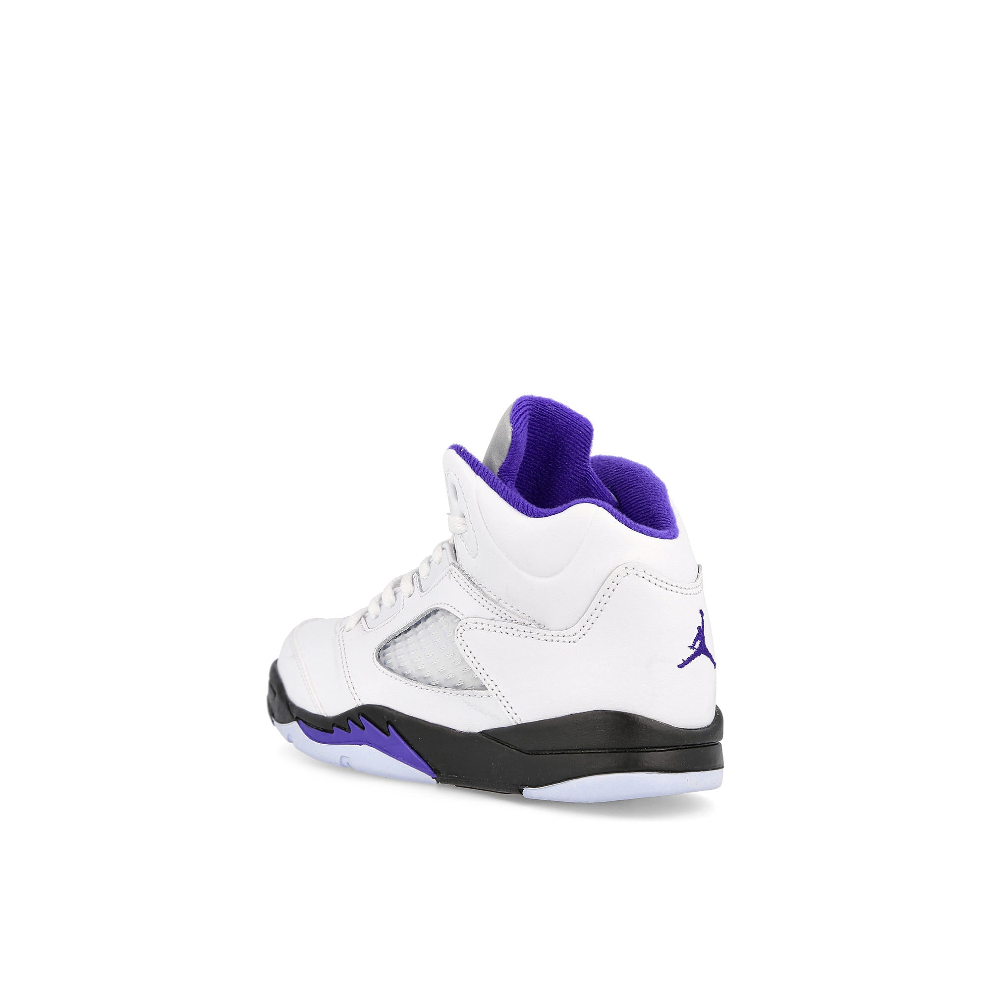 Jordan Air Jordan 5 Retro PS White-Dark Concord - Black Sneakers  Material | Overkill