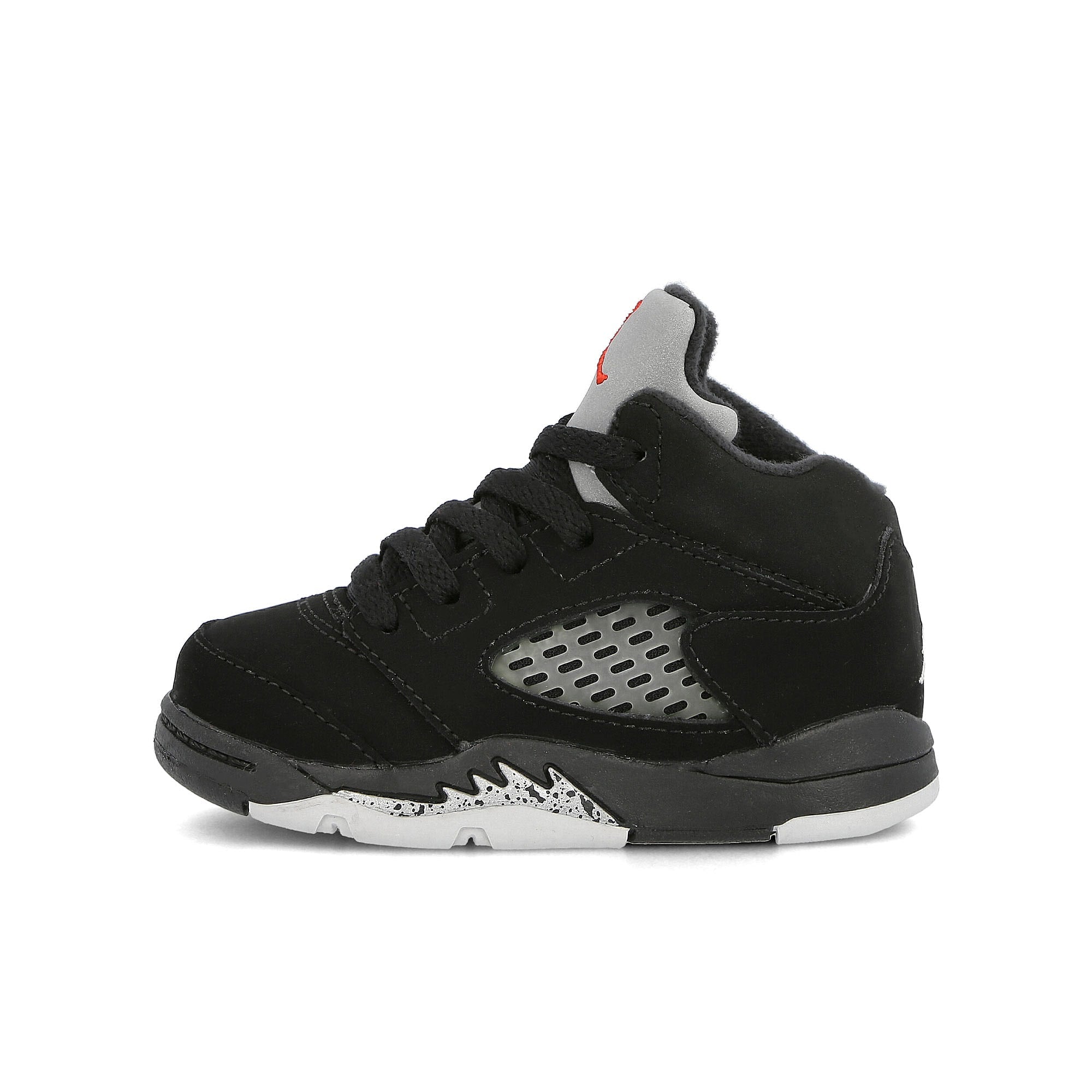 Jordan Air Jordan 5 Retro BT Black / Fire Red - Metallic Silver Sneakers 440890 003 | Overkill