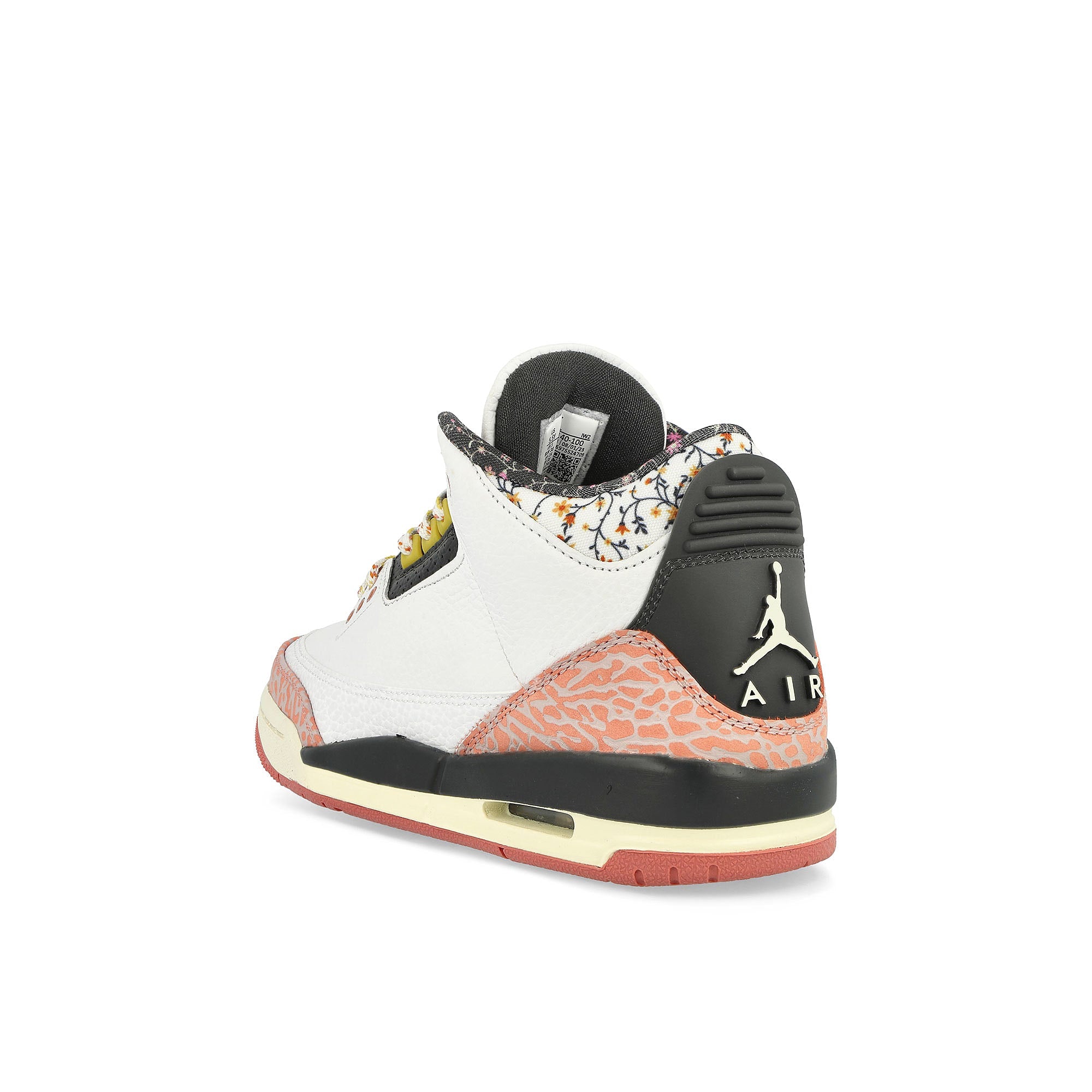 Jordan Air Jordan 3 Retro GS White / Anthracite - Red Stardust - Sail High Top Sneakers  Material | Overkill