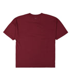 Tommy Jeans TJCU Split HEM Flag Tee Deep Rouge T-Shirts Material | Overkill