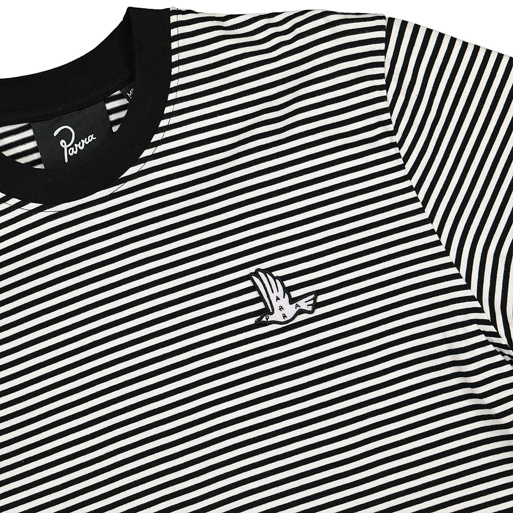 Parra Static Flight Striped T-Shirt Striped T-Shirts Close-up | Overkill