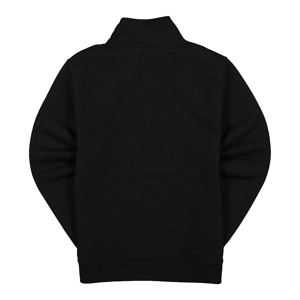Parra Snaked 1/4 Zip Sweatshirt Black Sweatshirts Material | Overkill