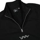 Parra Snaked 1/4 Zip Sweatshirt Black Sweatshirts Close-up | Overkill