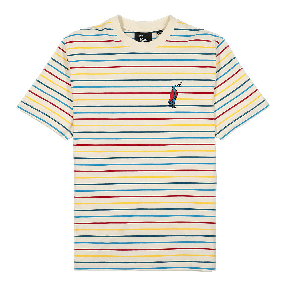 Parra Staring Striped T-Shirt Multi T-Shirts 45150 | Overkill