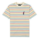 Parra Staring Striped T-Shirt Multi T-Shirts 45150 | Overkill