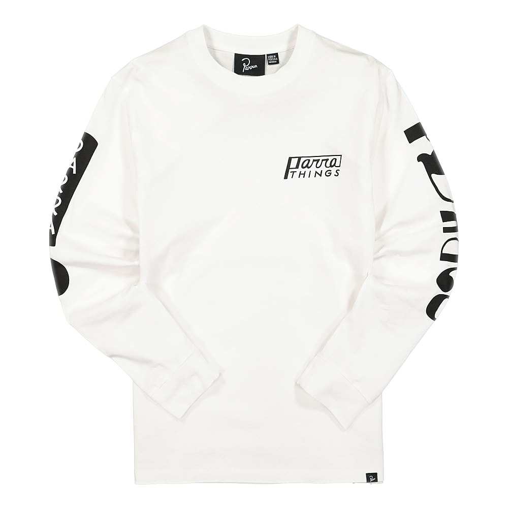 Parra Parra Things Longsleeve T-Shirt White Longsleeves 45180 | Overkill