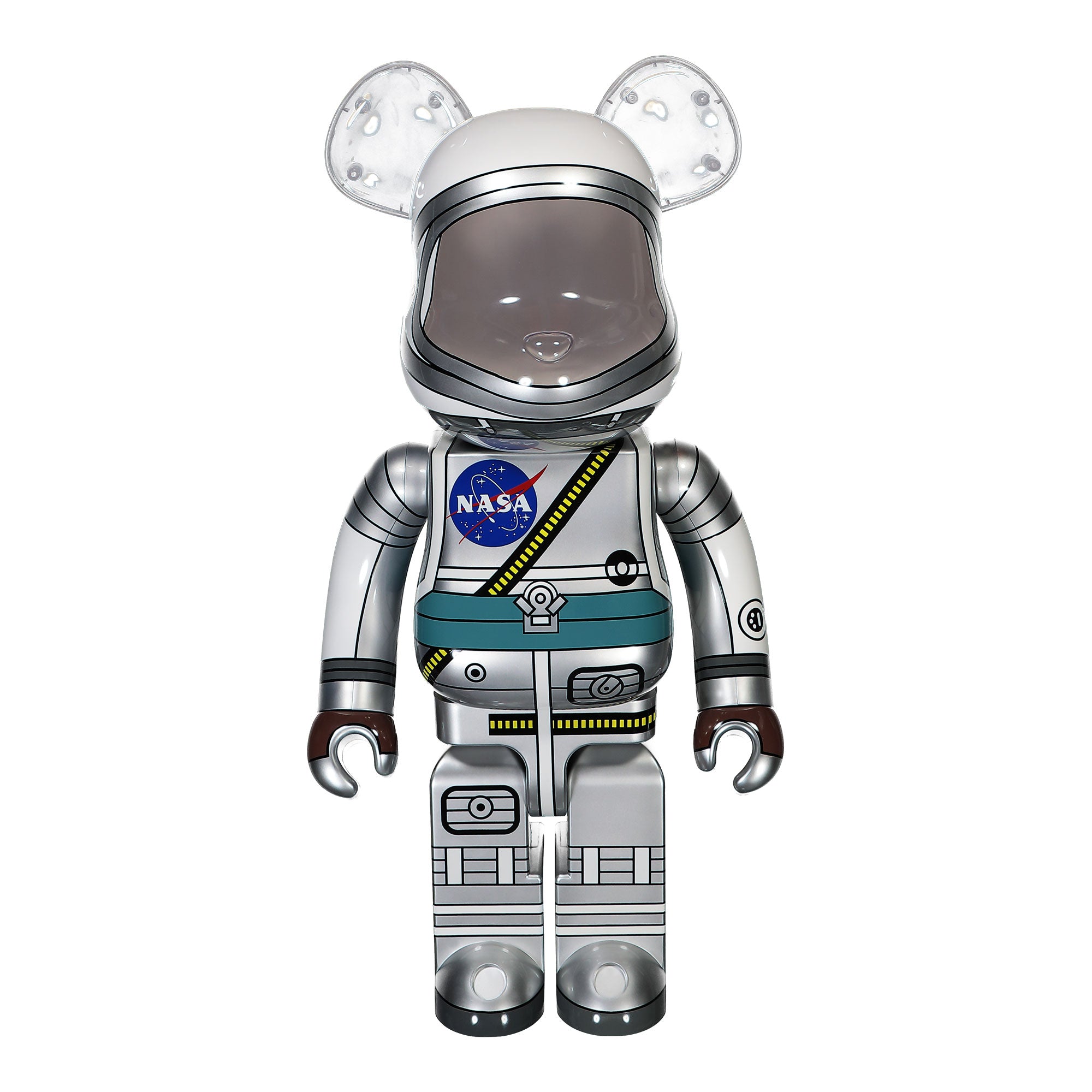 Medicom Be@rbrick Project Mercury Astronaut 1000% Multicolor Collectibles & Toys MBPMA1000 | Overkill