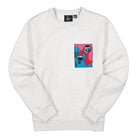 Parra Neurotic Comic Crew Sweatshirt Ash Grey Sweatshirts 45340 | Overkill