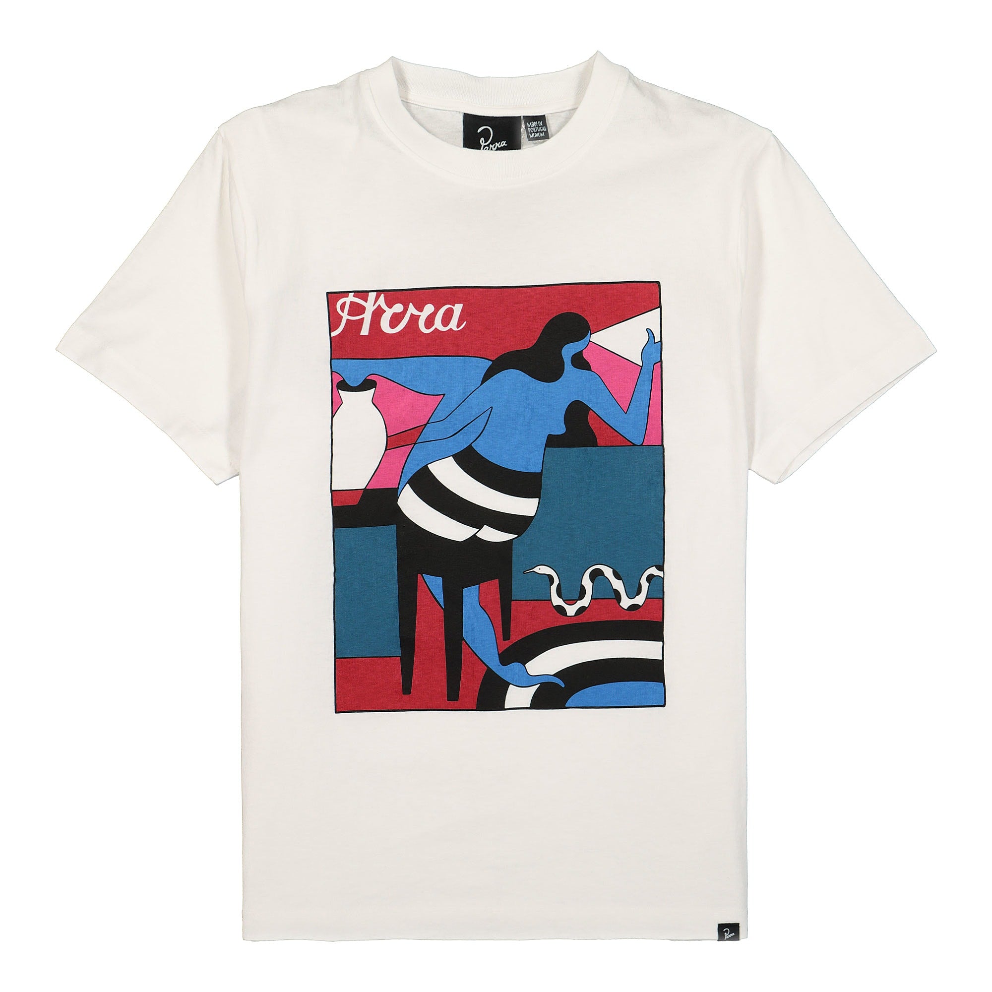 Parra Bar Messy T-Shirt White T-Shirts 45420 | Overkill