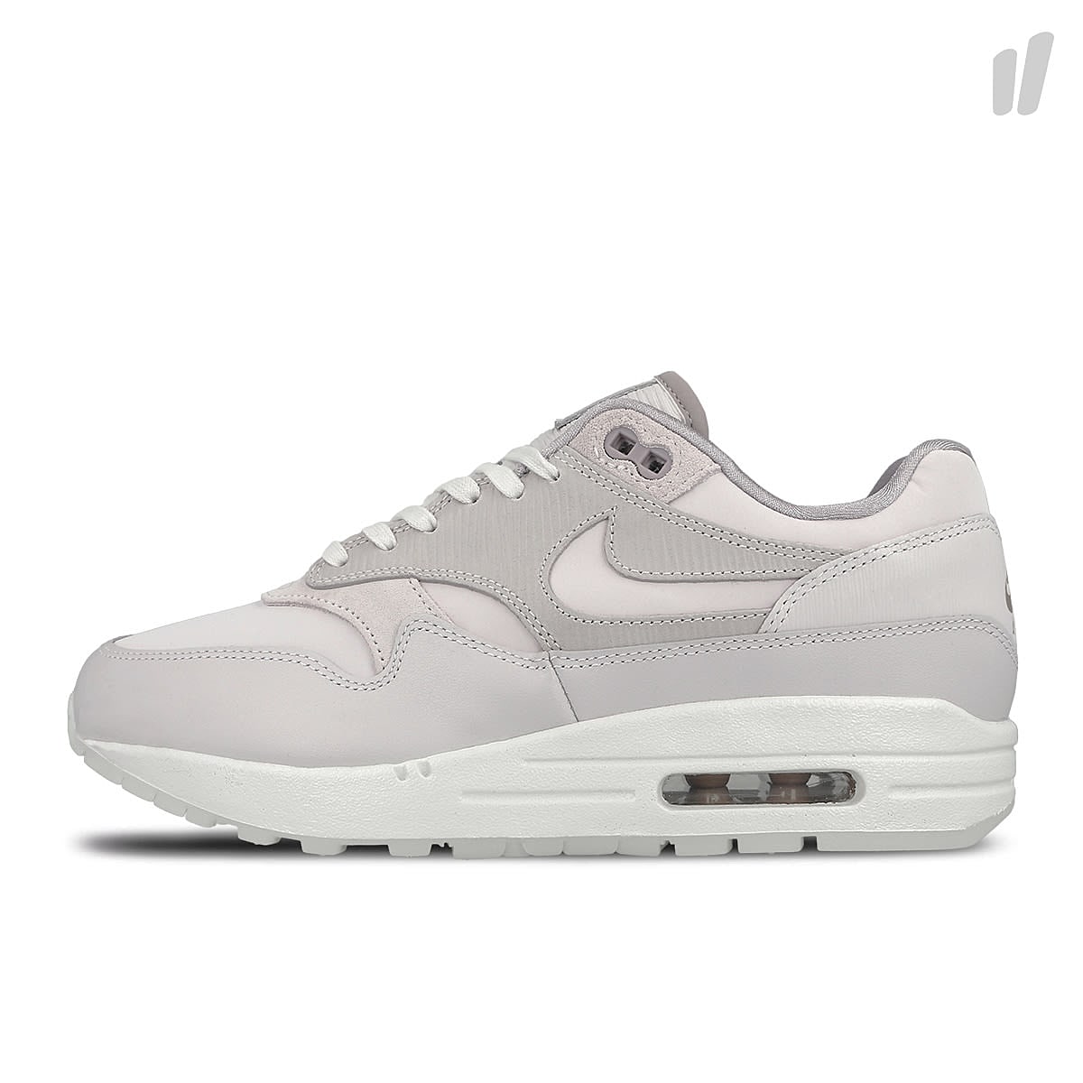 Nike wmns air max 1 premium Vast Grey-Vast Grey - Atmosphere Grey Low Top Sneakers 454746 017 | Overkill