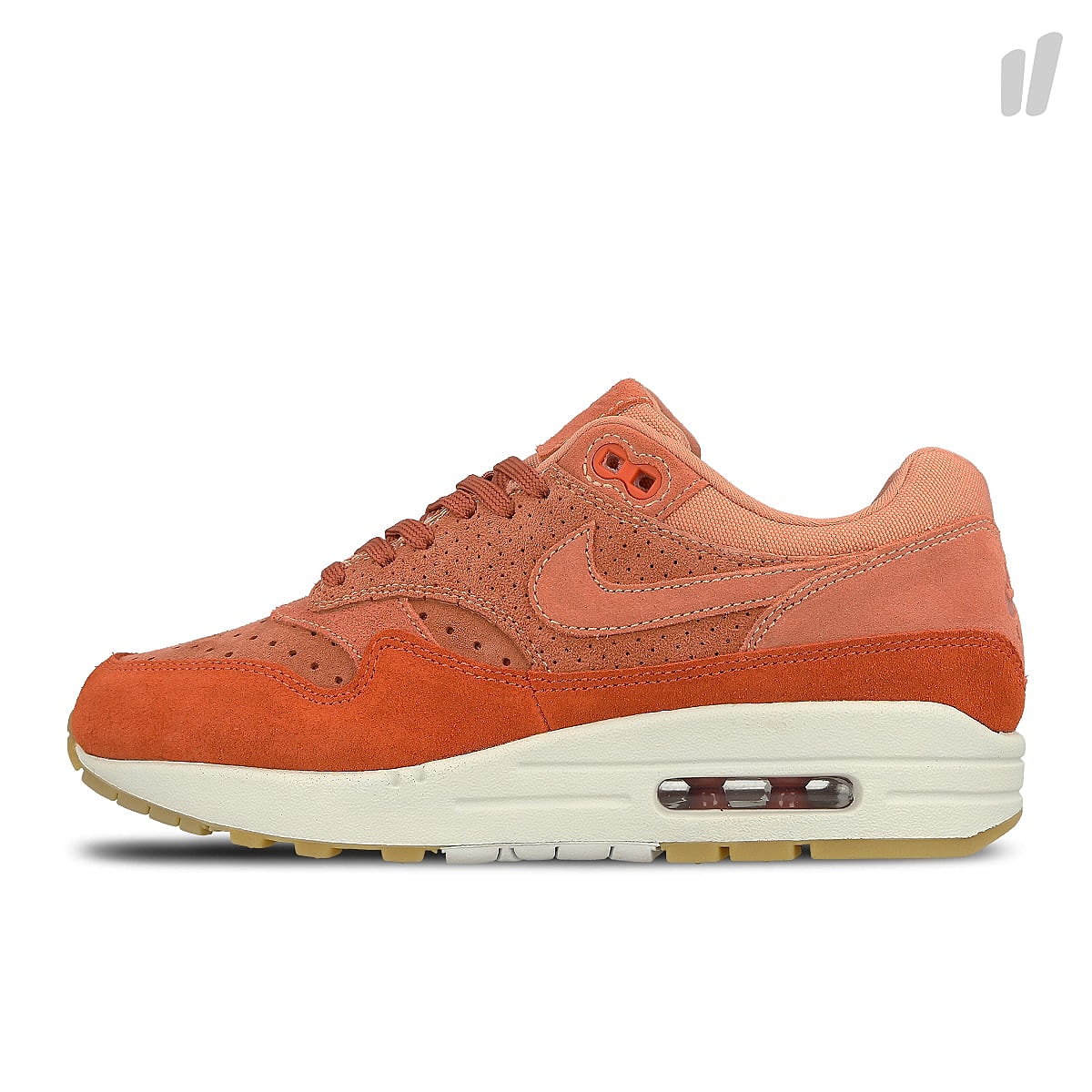 Nike wmns air max 1 premium Crimson Bliss / Crimson Bliss Low Top Sneakers 454746 603 | Overkill