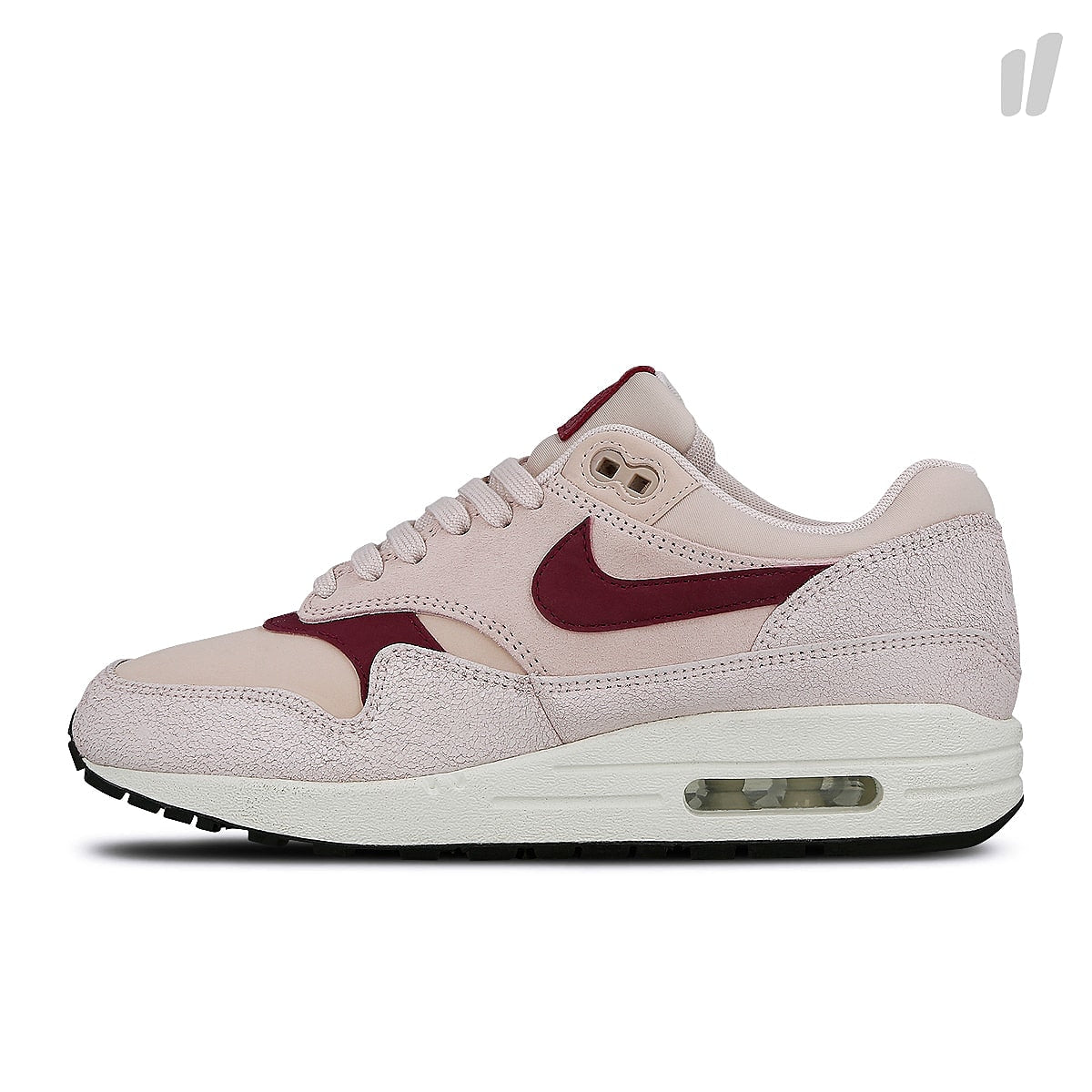 Nike wmns air max 1 premium Barely Rose / True Berry - Summit White Low Top Sneakers 454746 604 | Overkill