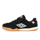 Woei x Umbro Speciali TR Suede Black / White / Pink Low Top Sneakers 45574U-4EK | Overkill
