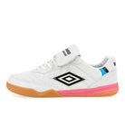 Woei x Umbro Speciali TR Suede White / Black / Light Pink / Light Blue Low Top Sneakers 45574U-NU6 | Overkill
