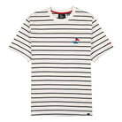 Parra Paper Boat Striper T-Shirt White T-Shirts 46110 | Overkill