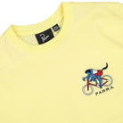 Parra The Chase T-Shirt Yellow T-Shirts Close-up | Overkill