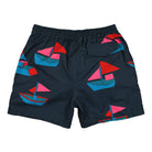 Parra Paper Boats Swim Shorts Navy Blue Swimwear Material | Overkill