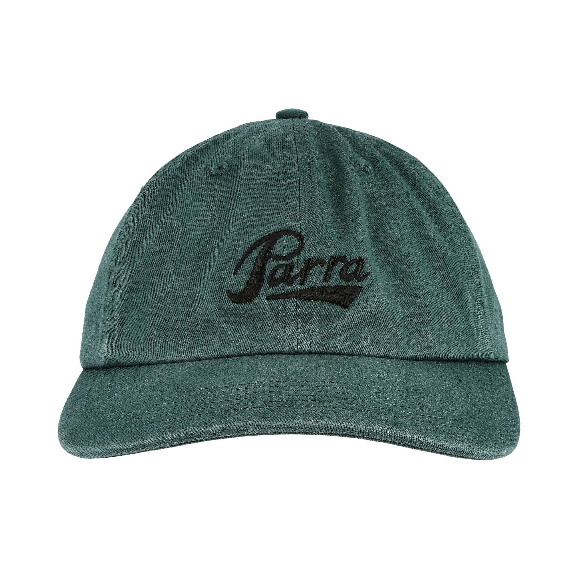 Parra Pencil Logo 6 Panel Hat Dark Green Caps Detailfoto | Overkill