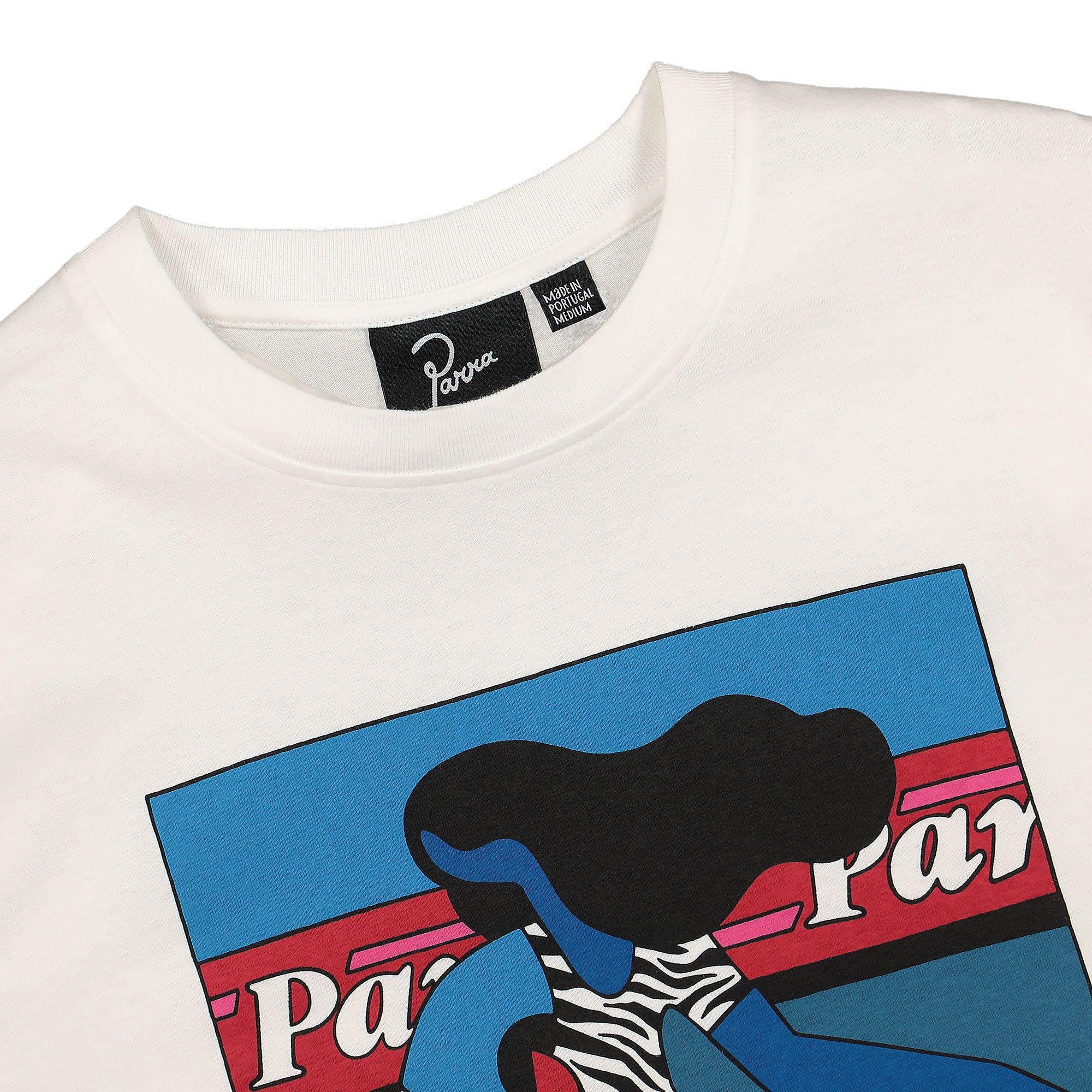 Parra Photo Finish T-Shirt White T-Shirts Close-up | Overkill