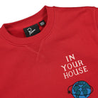 Parra Systems Logo Crew Neck Sweatshirt Red Sweatshirts Material | Overkill