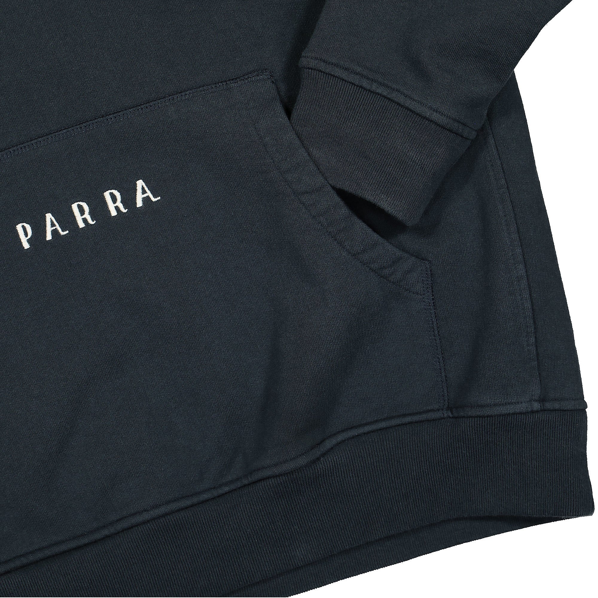 Parra Paper Dog Systems Hooded Sweatshirt Navy Blue Hoodies Detailfoto | Overkill