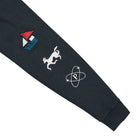 Parra Paper Dog Systems Hooded Sweatshirt Navy Blue Hoodies Detail view 1 | Overkill