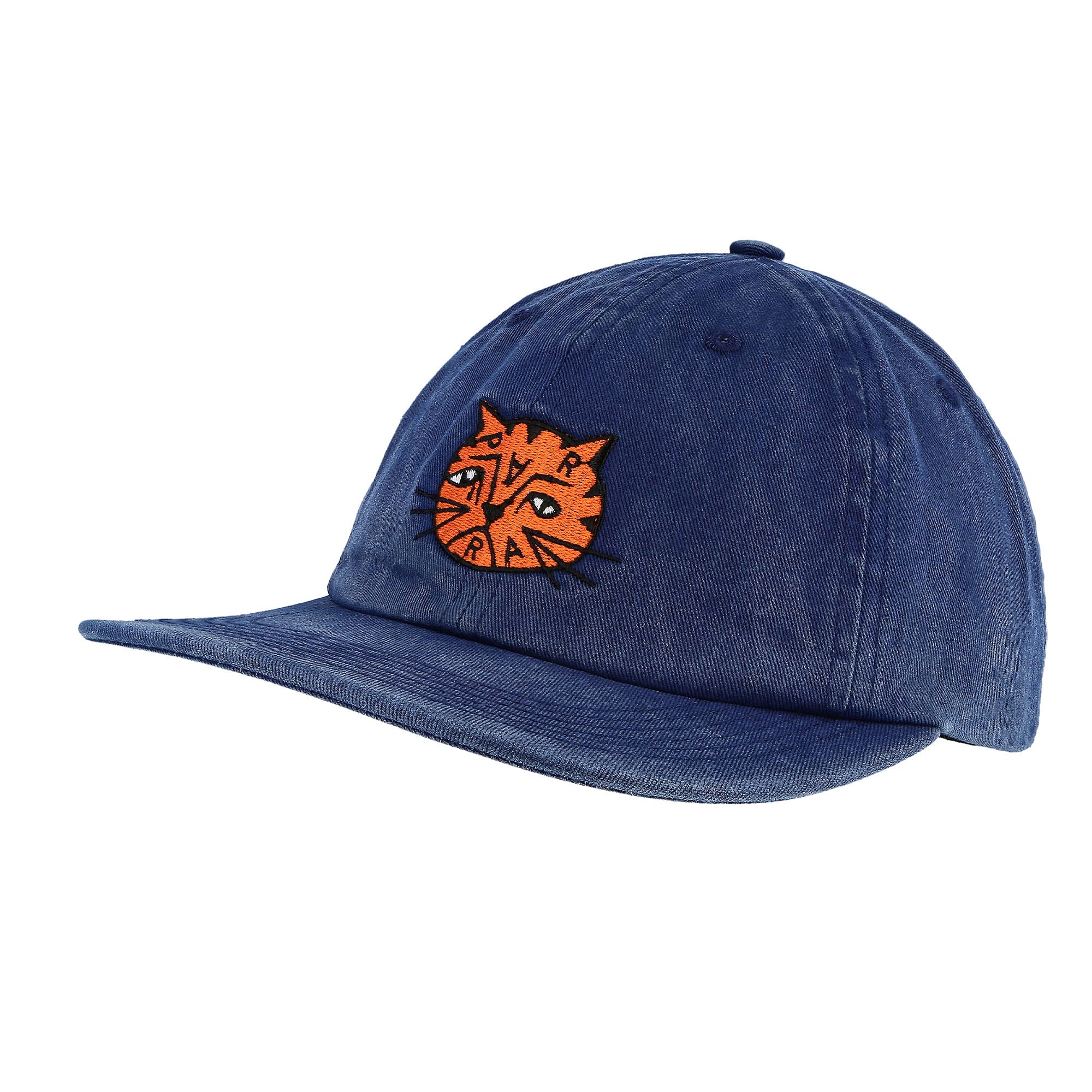 Parra Sad Cat 6 Panel Hat Navy Blue Caps 46255 | Overkill