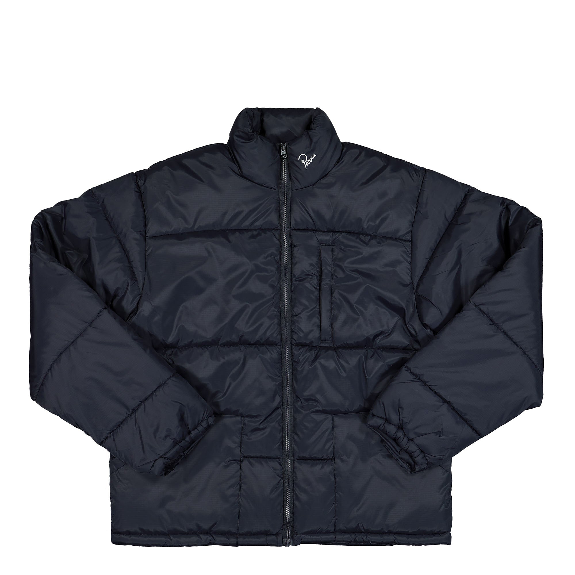 Parra Gem Stone Puffer Jacket Navy Blue Puffer Jackets 46315 | Overkill