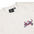 Parra Upside Dog Race Crew Neck Sweatshirt Ash Grey Sweatshirts Close-up | Overkill