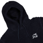 Parra Pencil Bird Polar Fleece Pullover Navy Blue Sweatshirts Close-up | Overkill