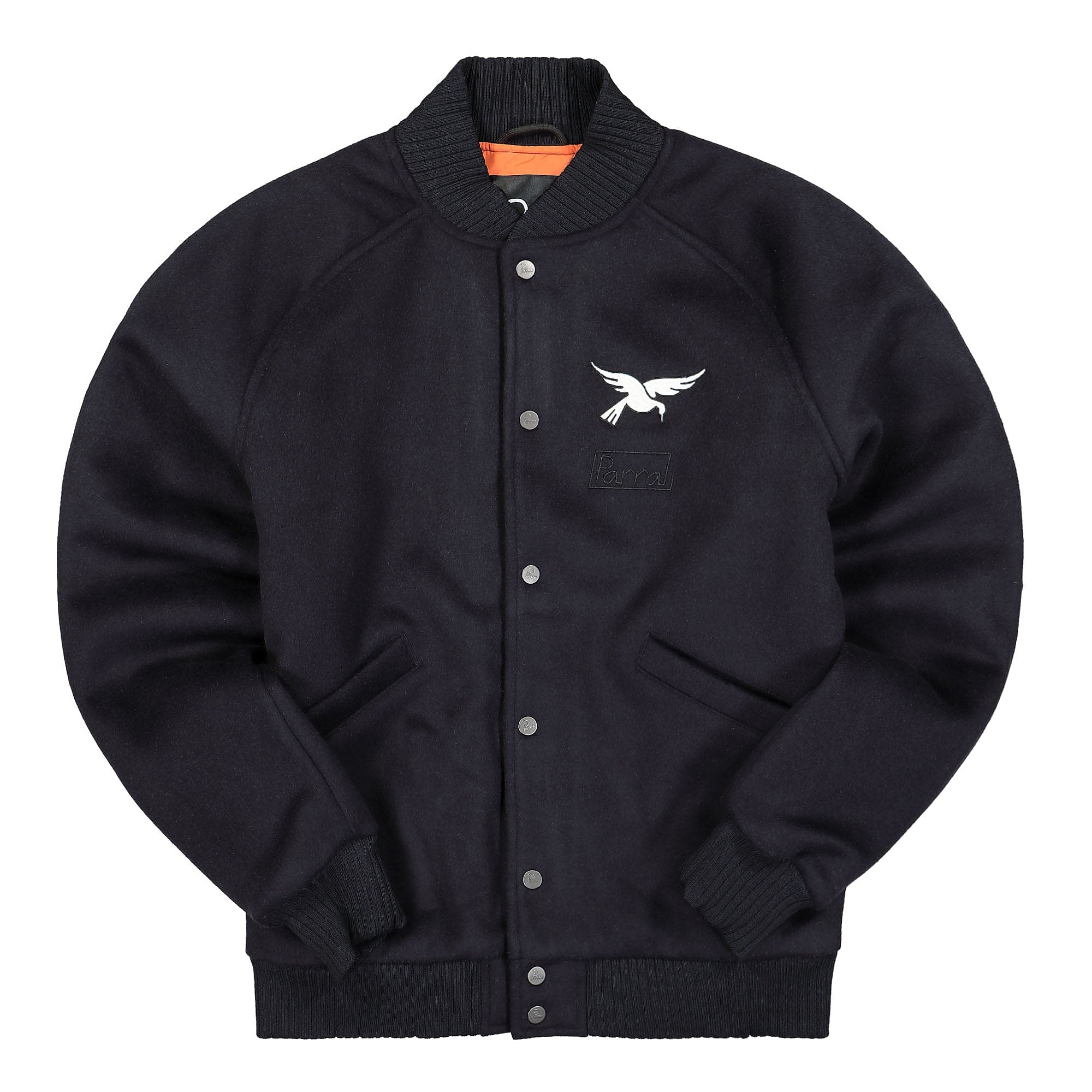 Parra Sad Pencil Wool Varsity Jacket 46435 | OVERKILL Parra Sad Pencil Wool Varsity Jacket 46435 | OVERKILL