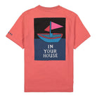 Parra Paper Boat House T-Shirt Mineral Red T-Shirts Material | Overkill