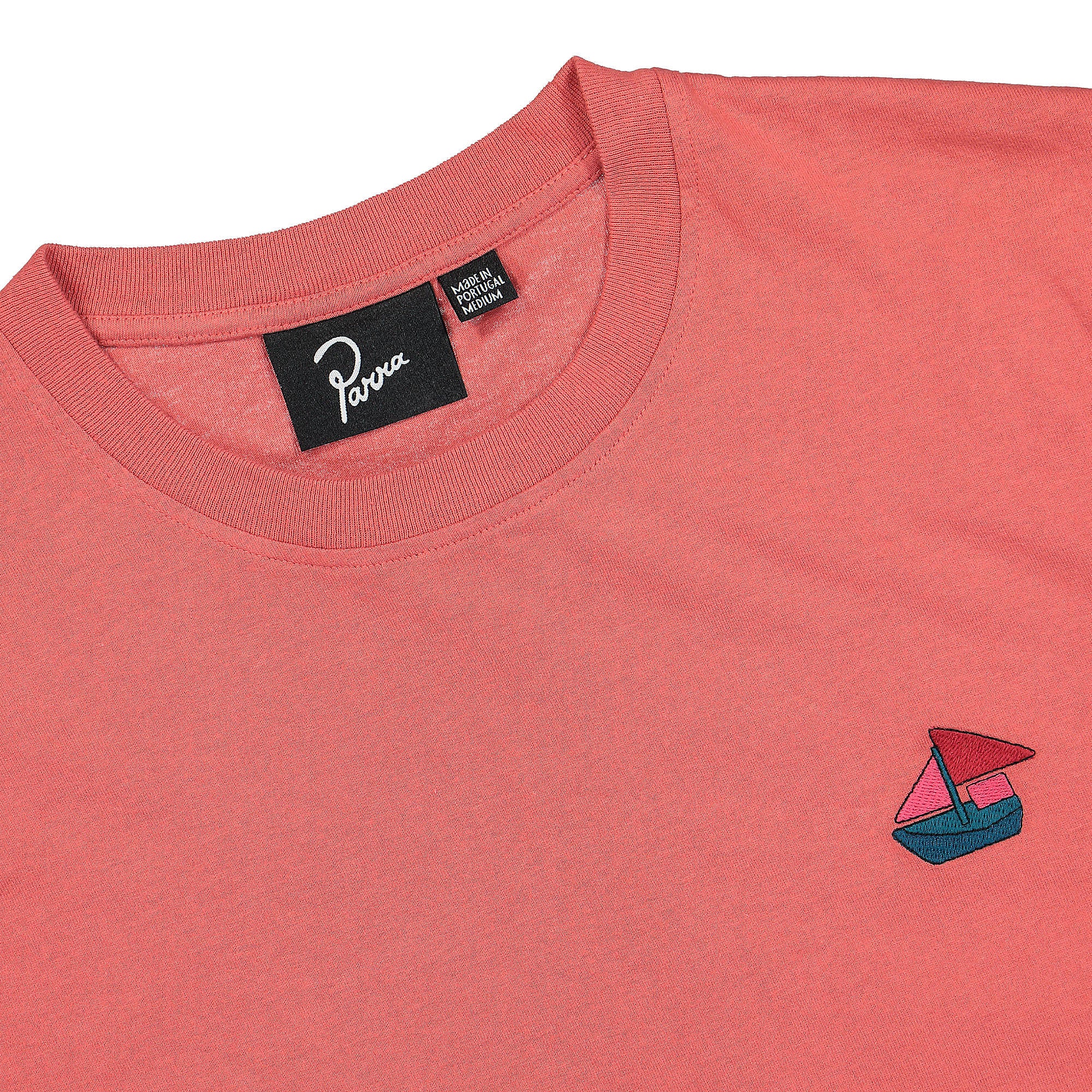 Parra Paper Boat House T-Shirt Mineral Red T-Shirts Close-up | Overkill