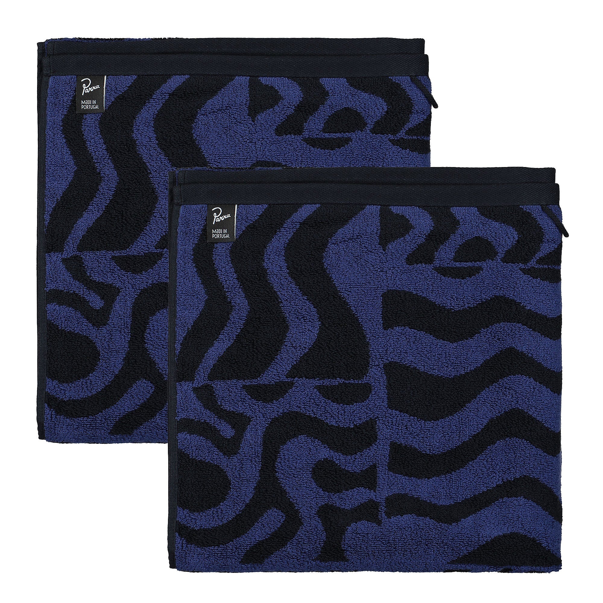 Parra Duo Gem Stone Towel Set Blue Towels 46565 | Overkill