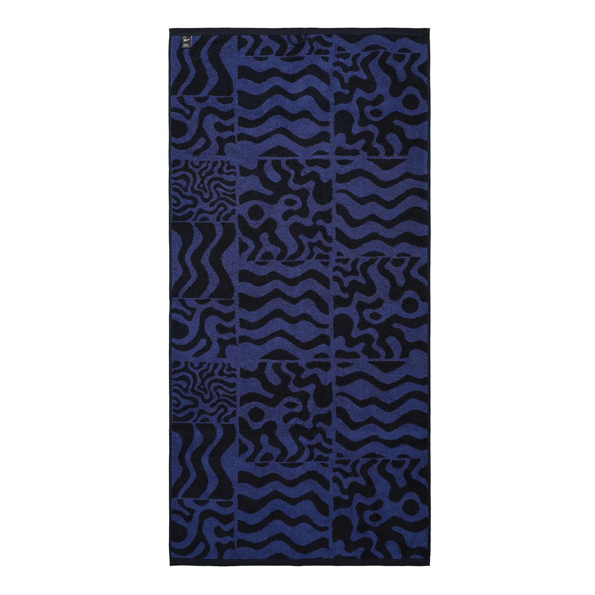Parra Duo Gem Stone Towel Set Blue Towels Close-up | Overkill