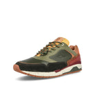 KangaROOS Kish Kash x Sneakerqueen x KangaROOS ROOSunited Forest Green-Saddle Brown Sneakers  Close Up | Overkill