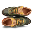 KangaROOS Kish Kash x Sneakerqueen x KangaROOS ROOSunited Forest Green-Saddle Brown Sneakers  Detail View 1 | Overkill