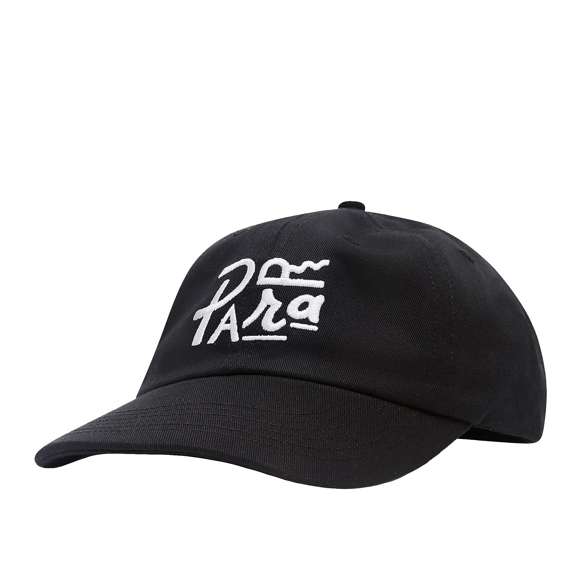 Parra Fonted 6 Panel Hat Black Caps 47155 | Overkill