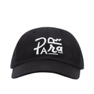 Parra Fonted 6 Panel Hat Black Caps Close-up | Overkill