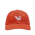 Parra Chicken 6 Panel Hat Burned Orange Caps Close-up | Overkill