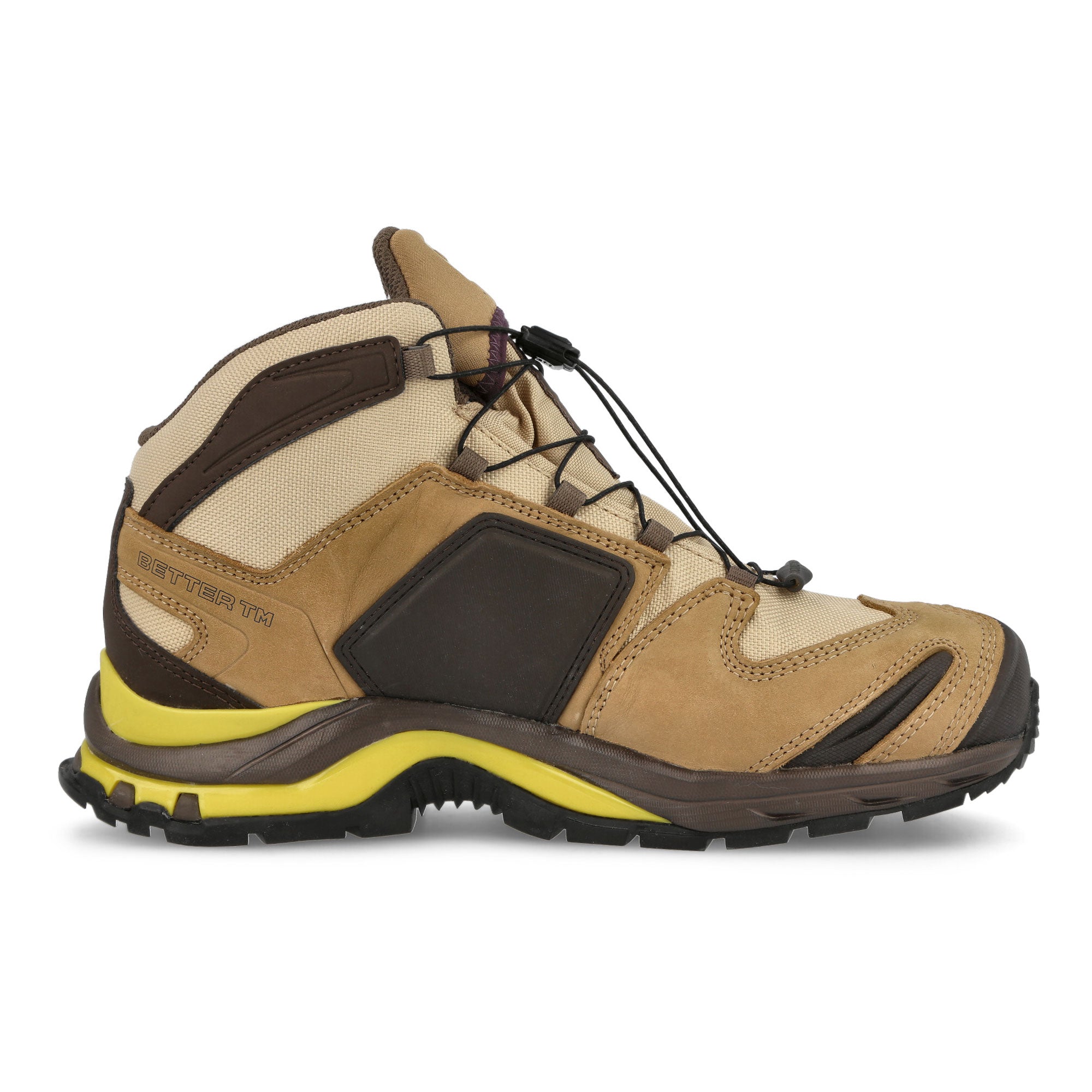 Salomon Better Gift Shop x Salomon XA Pro 3D Mid GTX Safari-Kelp-Empire Yellow Sneakers  Silhouette | Overkill