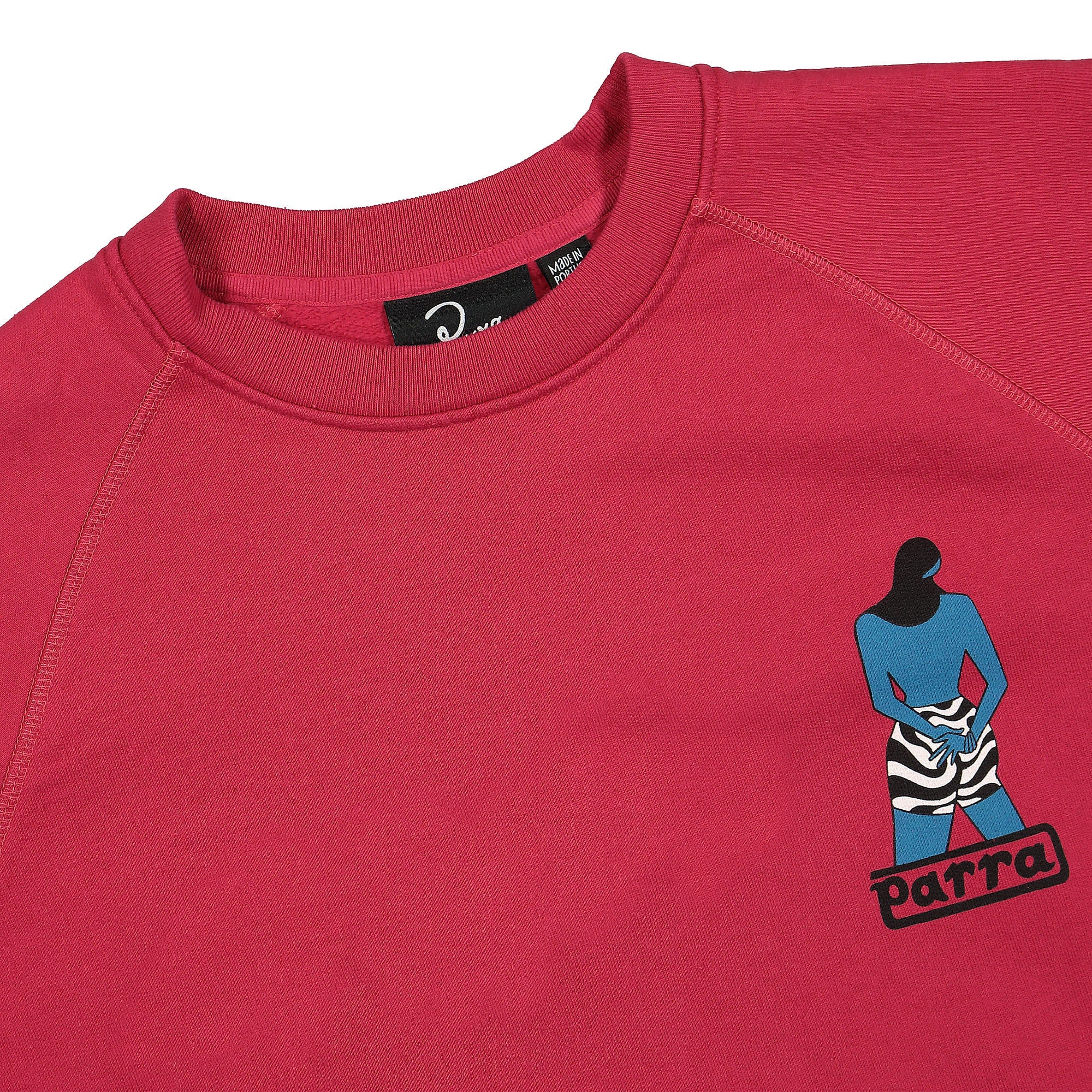 Parra Water Park Crew Neck Sweatshirt Purplepink Sweatshirts Material | Overkill