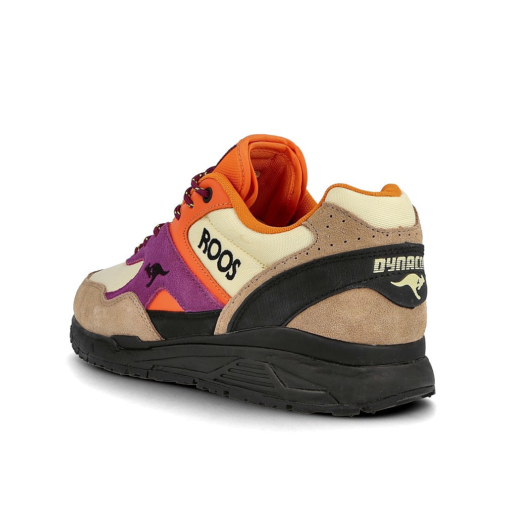 KangaROOS runaway roos 002 mtn Beige-Neon Orange Sneakers  Material | Overkill