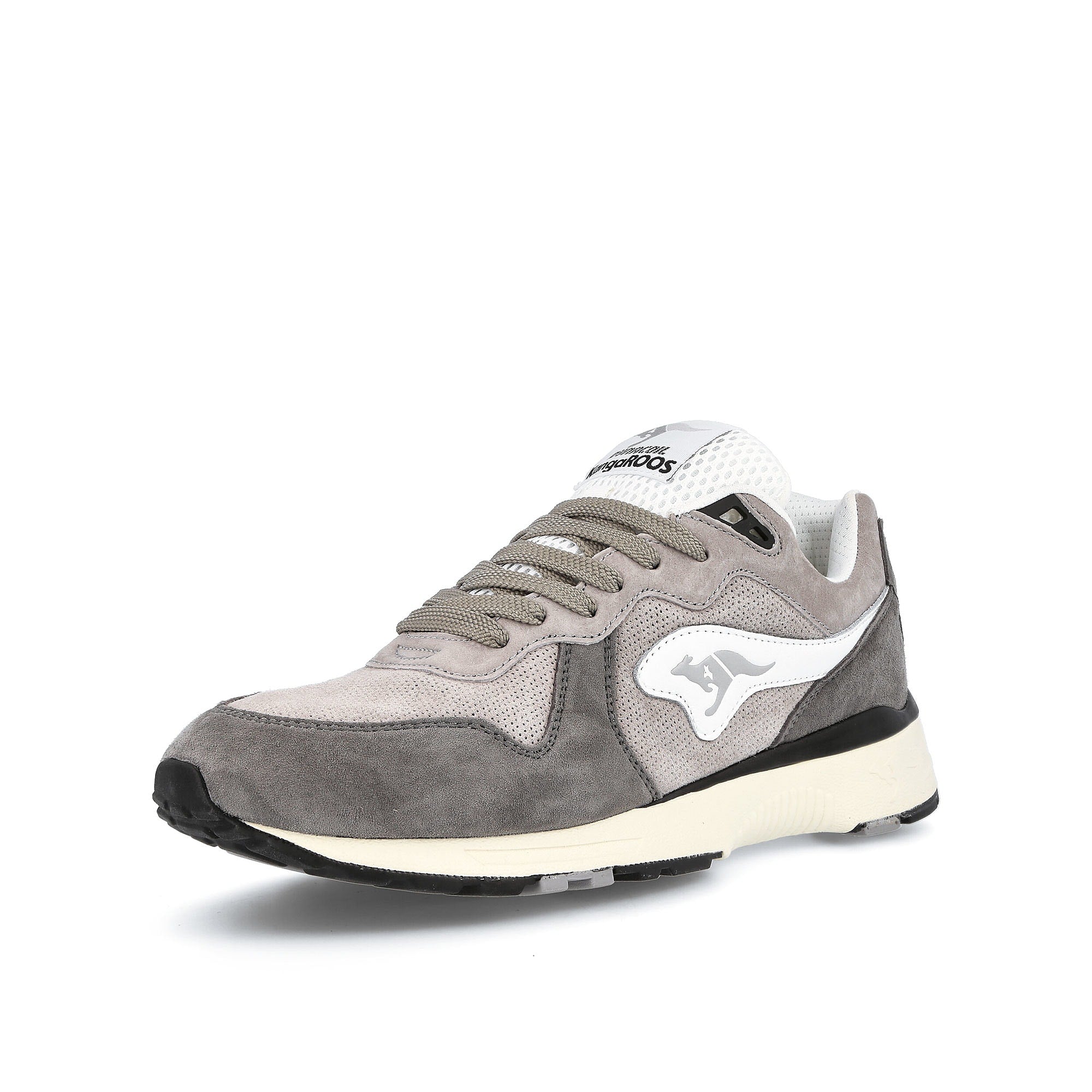 KangaROOS finalist lux Vapor Grey-Steel Grey Sneakers  Close Up | Overkill