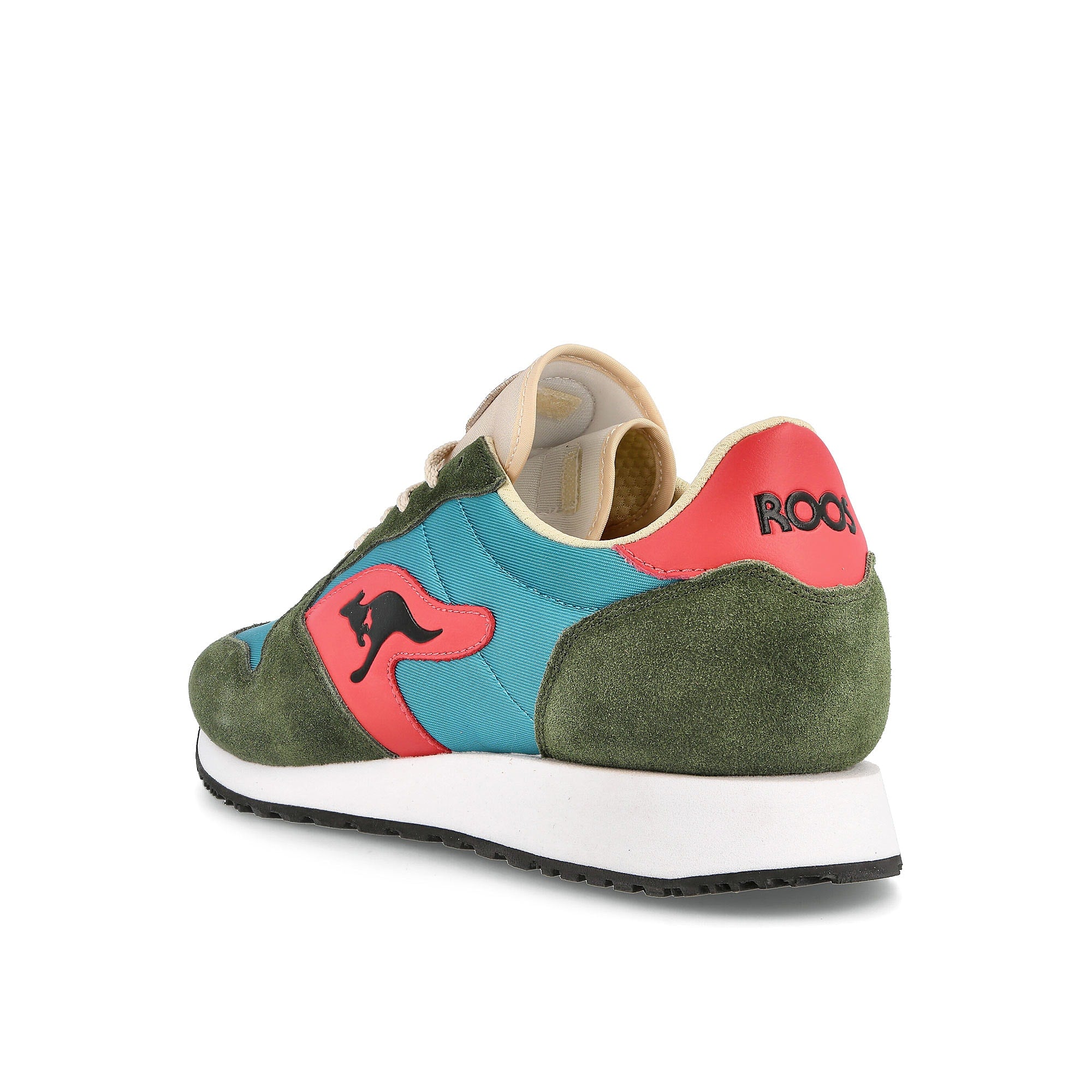 KangaROOS rally trail Olive-Midnight Blue Sneakers  Material | Overkill