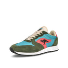 KangaROOS rally trail Olive-Midnight Blue Sneakers  Close Up | Overkill