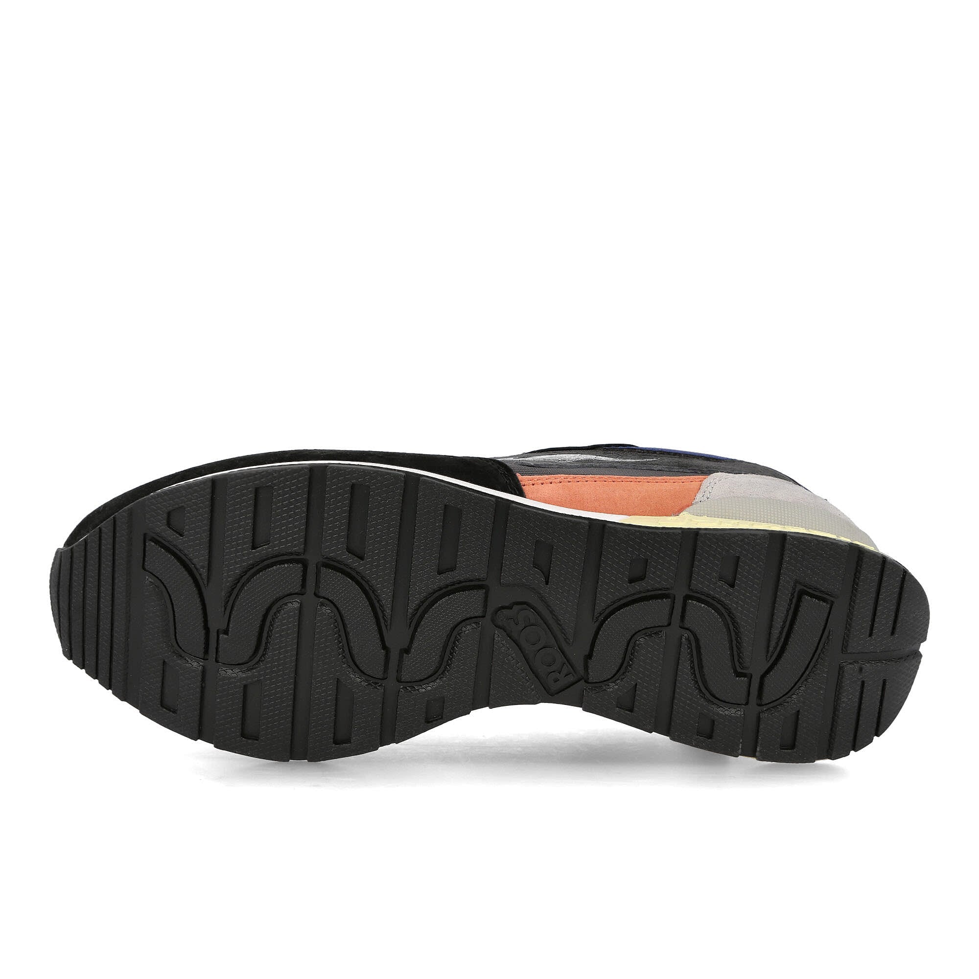 KangaROOS coil-r1 og pop Jet Black-Faded Blue Sneakers  Detail View 1 | Overkill