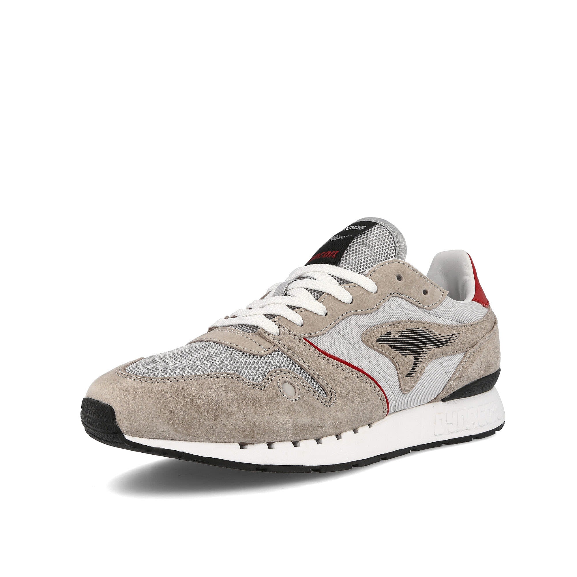KangaROOS coil-rx Cream-Red Sneakers  Close Up | Overkill